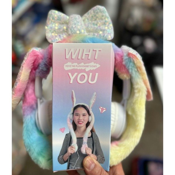 Auricular Inalámbrico Vincha Bluetooth Moño Levanta La Oreja QL-412