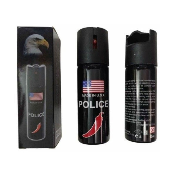 Pimienta Gas 60ML Police Seguridad Defensa USA 98