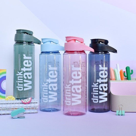 Botella De Agua Deportiva 750ML Plástica Drink Water A927