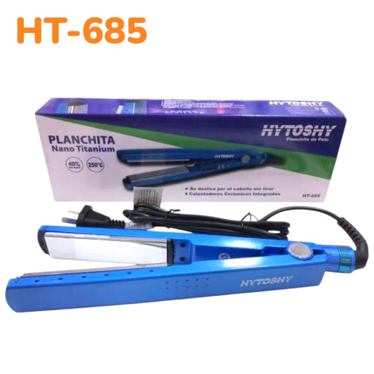 Plancha De Pelo Enchufe 250 Grados Hytoshy HT-685