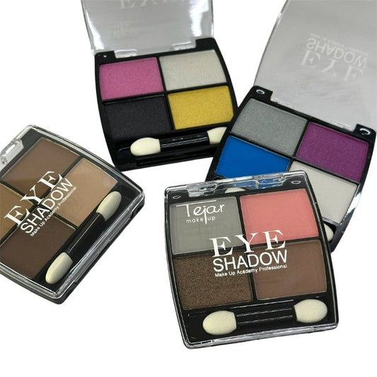 Paleta chica de sombras para ojos 4 tonos Tejar