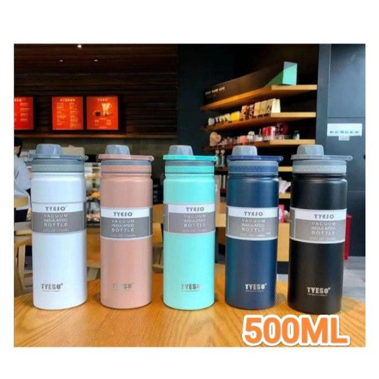 Botella Termica Acero Inoxidable 500ML Deportiva Lisa 00765