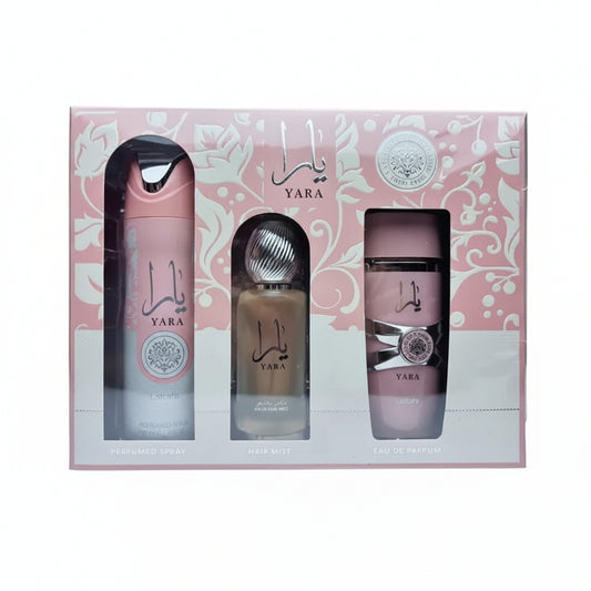 Perfumes Arabe Combo 3U YARA Rosa 100ML 0133
