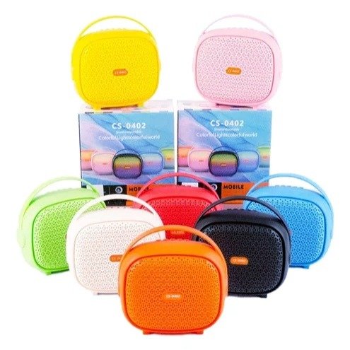 Parlante Bluetooth Inalambrico Recargable Con Manija CS-0402