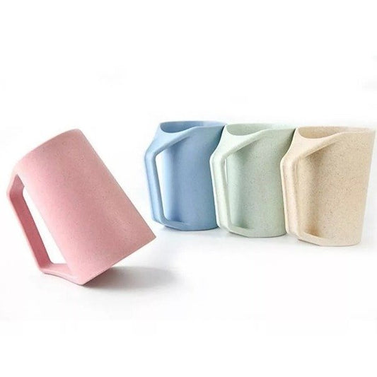 Taza Plastica Ecológica Reforzada Con Color