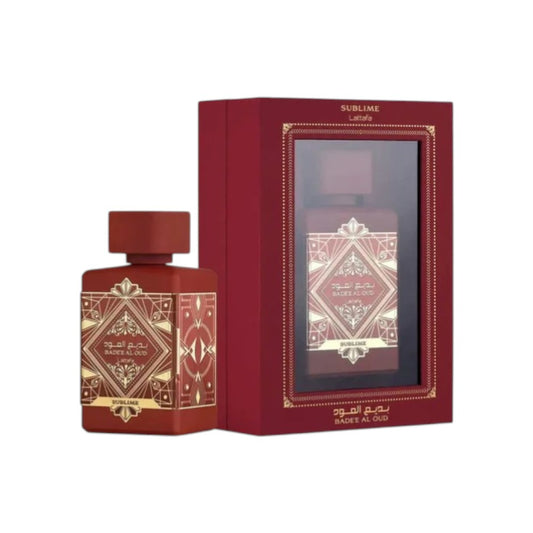 Perfume Árabe 100ML Lattafa Badee Al Oud Sublime Rojo 3142