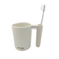 Taza porta cepillo dental JS Home plástico