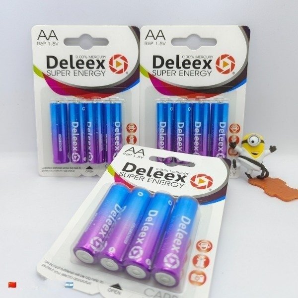 Pack De 4 Pilas AA Deleex R6P 1.5V