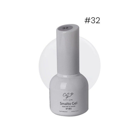 Smalto Gel Soak Off O UV/LED City Girl Blanco
