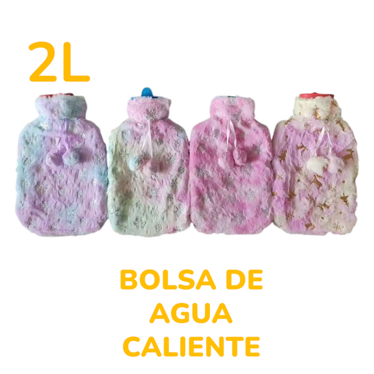 Bolsa de Agua Caliente Diseño Felpudo 2L 1393