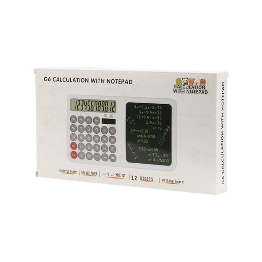 Calculadora De Escritorio Con Block De Notas y Tableta Grafica 2100