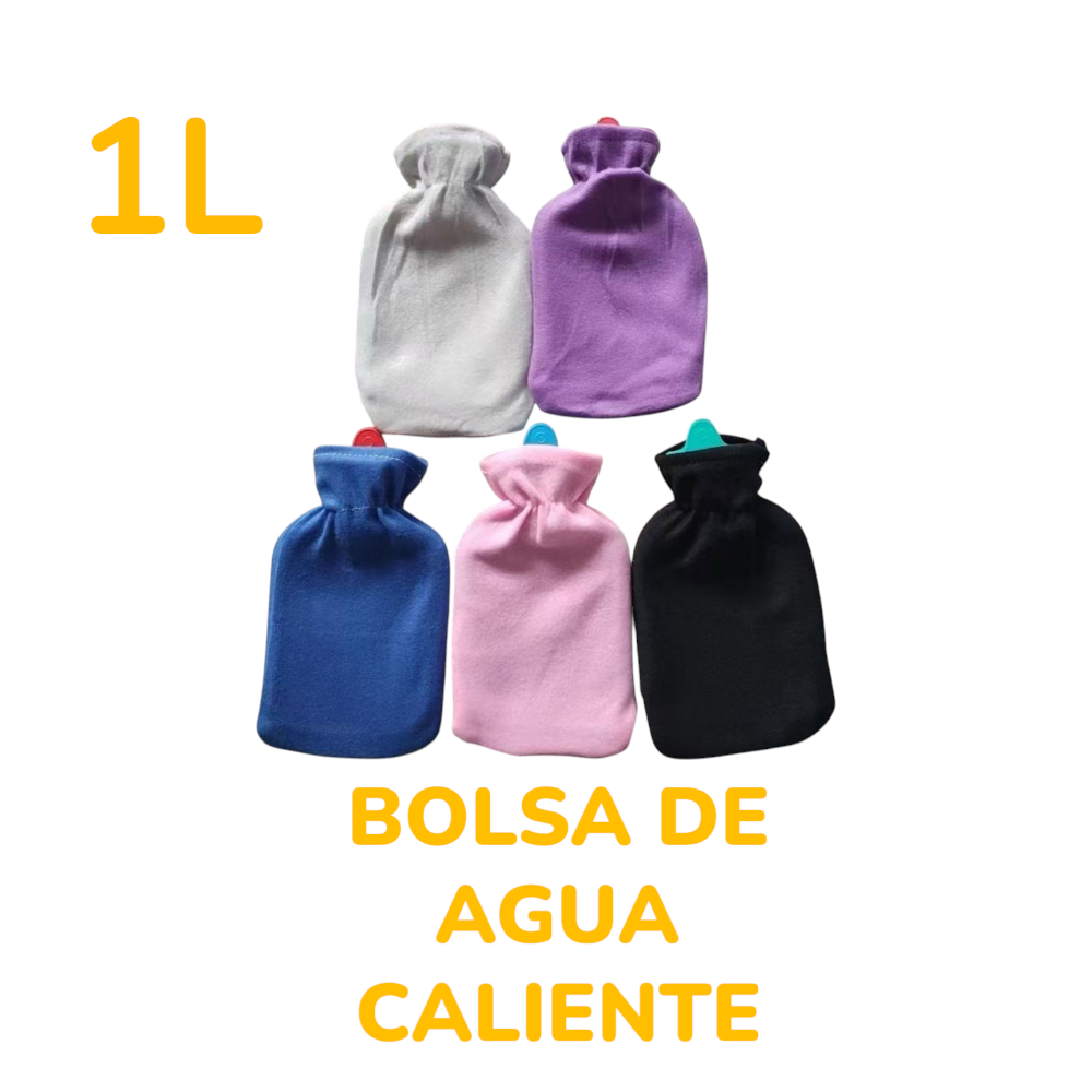 Bolsa De Agua Caliente Diseño Liso 1L 1294