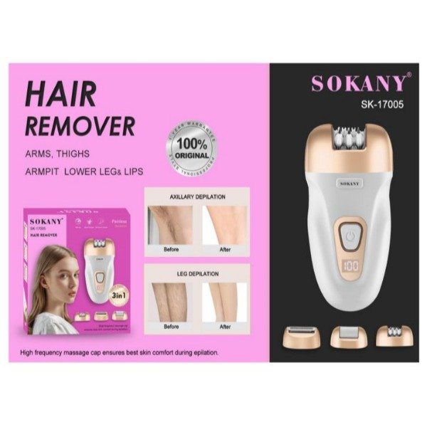 Depiladora Corporal 3en1 Recargable USB SK-17005