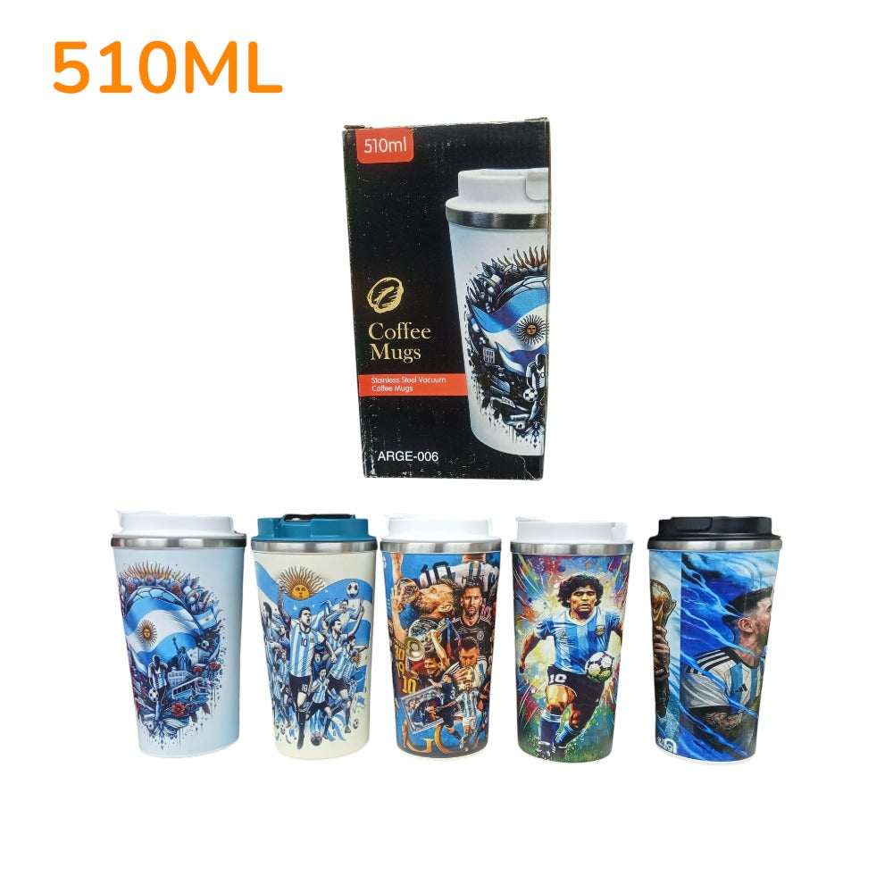 Vaso Térmico Acero 510ML Con Temperatura Táctil Coffee Diseño AFA ARGE-006