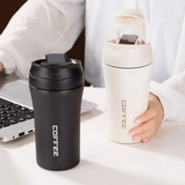 Vaso Térmico Acero Inoxidable Doble Pico 400ML 4933840