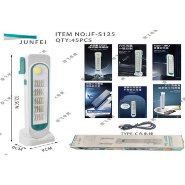 Luz Emergencia Recargable USB O Solar 35