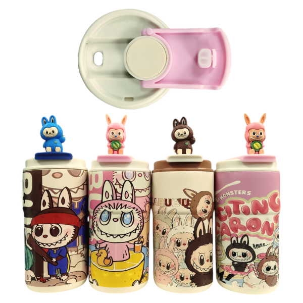 Vaso Térmico Acero Inoxidable 500ML Con Muñeco Labubu G80343