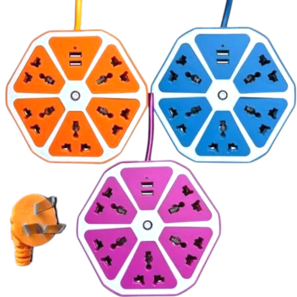 Zapatilla Alargue Electrónica Universal 220V 4+2 Zorro102