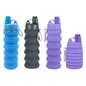 Botella Plegable De Agua Silicona Color Liso 225ML A 500ML