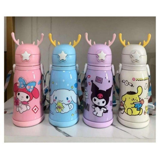 Botella Termica Acero Inoxidable 500ML Con Sorbete Y Tirita Sanrio 00763