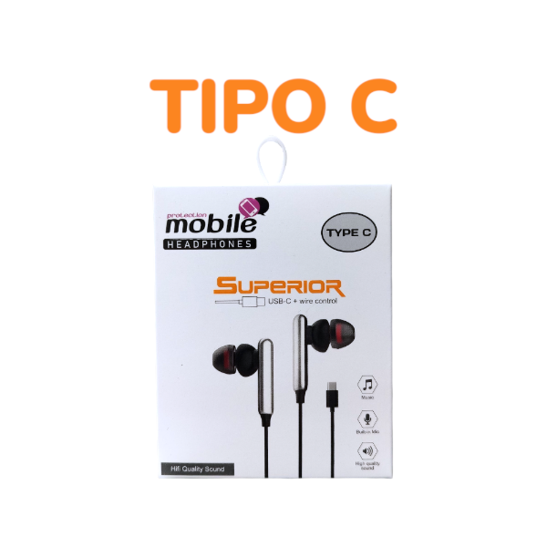 Auricular Con Cable TipoC Mano Libre Mobile 4