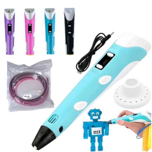 Lápiz 3D De Impresión Recargable USB Con Filamentos YS25