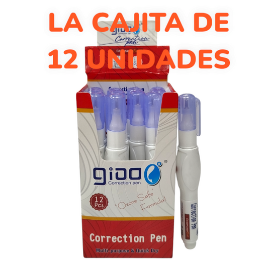 Corrector Líquido Liquid Paper Escolar LIB7083