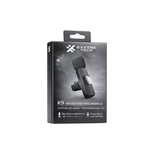 Microfono Inalambrico Corbatero K9 Tipo C ExxtraTech