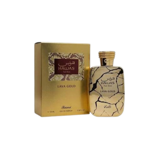 Perfume Arabe Hawas Lava Gold 100ML 5352