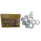 Cortina Luces Led Arbolito Y Foco Navideño Enchufe Multicolor 3M*60CM AA-6357