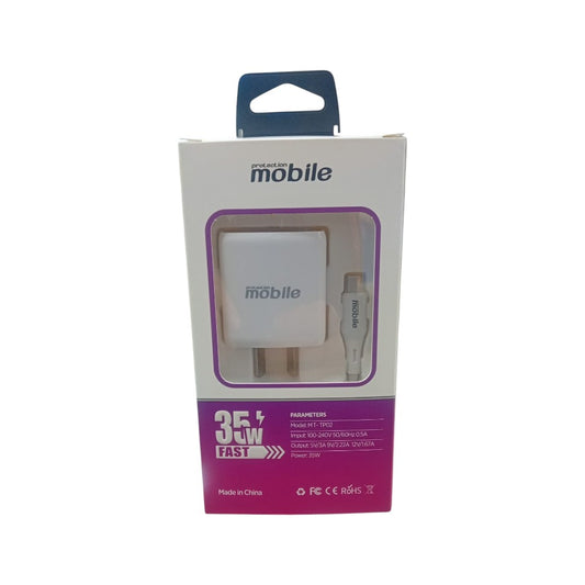 Adaptador + USB-C 35W QC3.0 Mobile