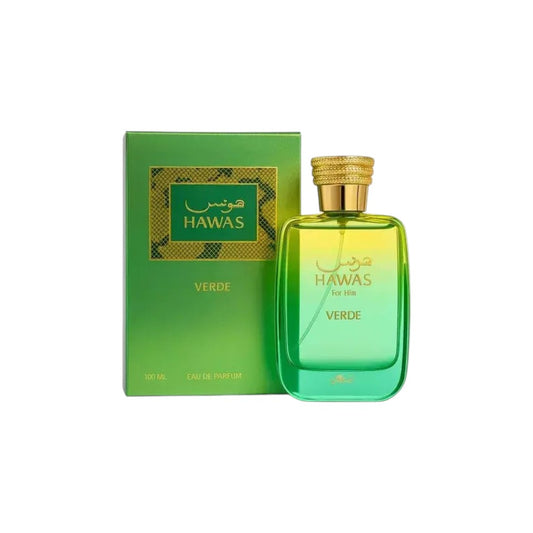 Perfume Arabe Hawas Verde 100ML 4502