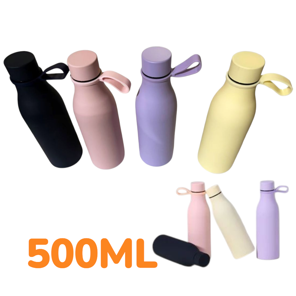 Botella Termica Acero Inoxidable 500ML Color Matte Liso YFBW12