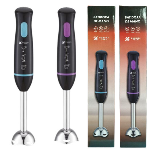 Licuadora Batidora De Mano Mixer Minipimer 800w 4 Cuchillas SO618A