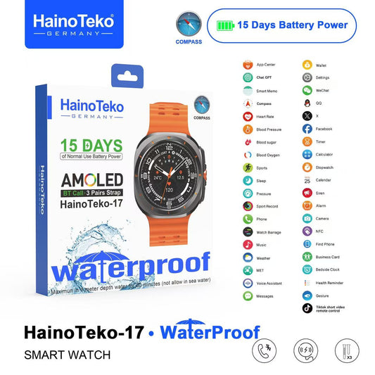 Reloj Smart Watch Inteligente HainoTeko Original Con APP Teko-17 (Detalles En Descripción)