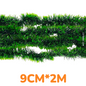 Guirnalda Boas Adorno Navideño 9CM*2M Verde Clarito QMD5273