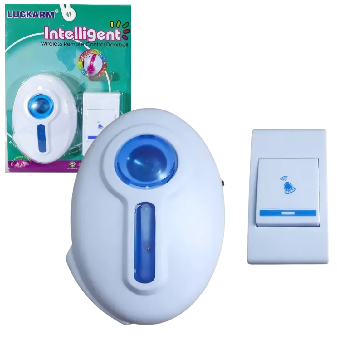 Timbre Inalambrico Exterior Blanco Usa A Pila D8620