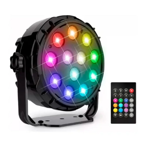 Luz Proton 12 Led RGB Con Control Remoto Enchufe USB IL524