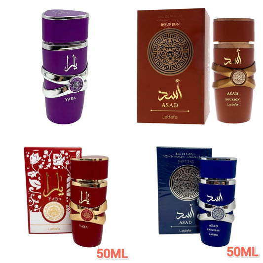 Perfume Árabe 50ML Lattafa YARA ASAS Nature Color Surtido 2441