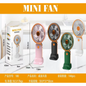 Ventilador De Mano Portátil Recargable USB Con Soporte De Celular 6680