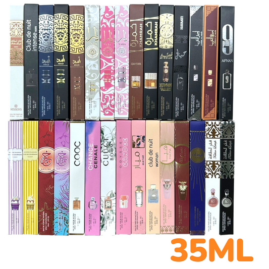 Perfume Tubito Árabe 35ML Con Botellita De Vidrio S37