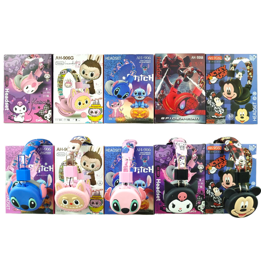 Auricular Inalámbrico Vincha Recargable USB Diseño Infantil AH-906