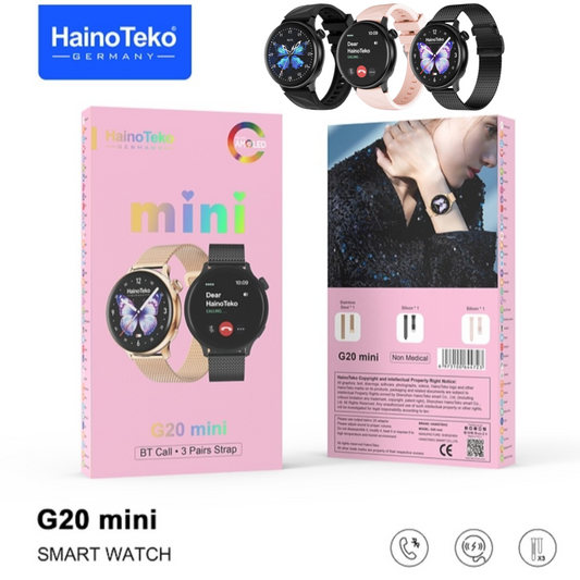 Reloj Smart Watch Inteligente HainoTeko Original Con APP G20 MINI (Detalles En Descripción)
