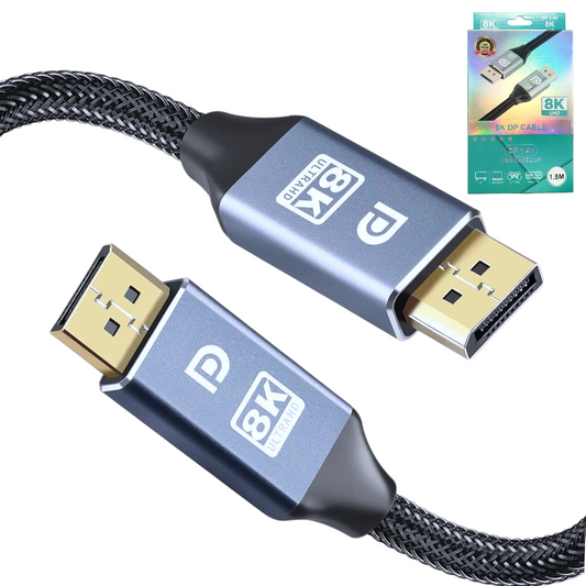 Cable DP Para Televisor Monitor PC 1.5M 8K 1.4V S1