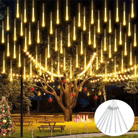 Cortina Navideña Luces Led Palo 3Mx50CM Enchufe 220V 288L