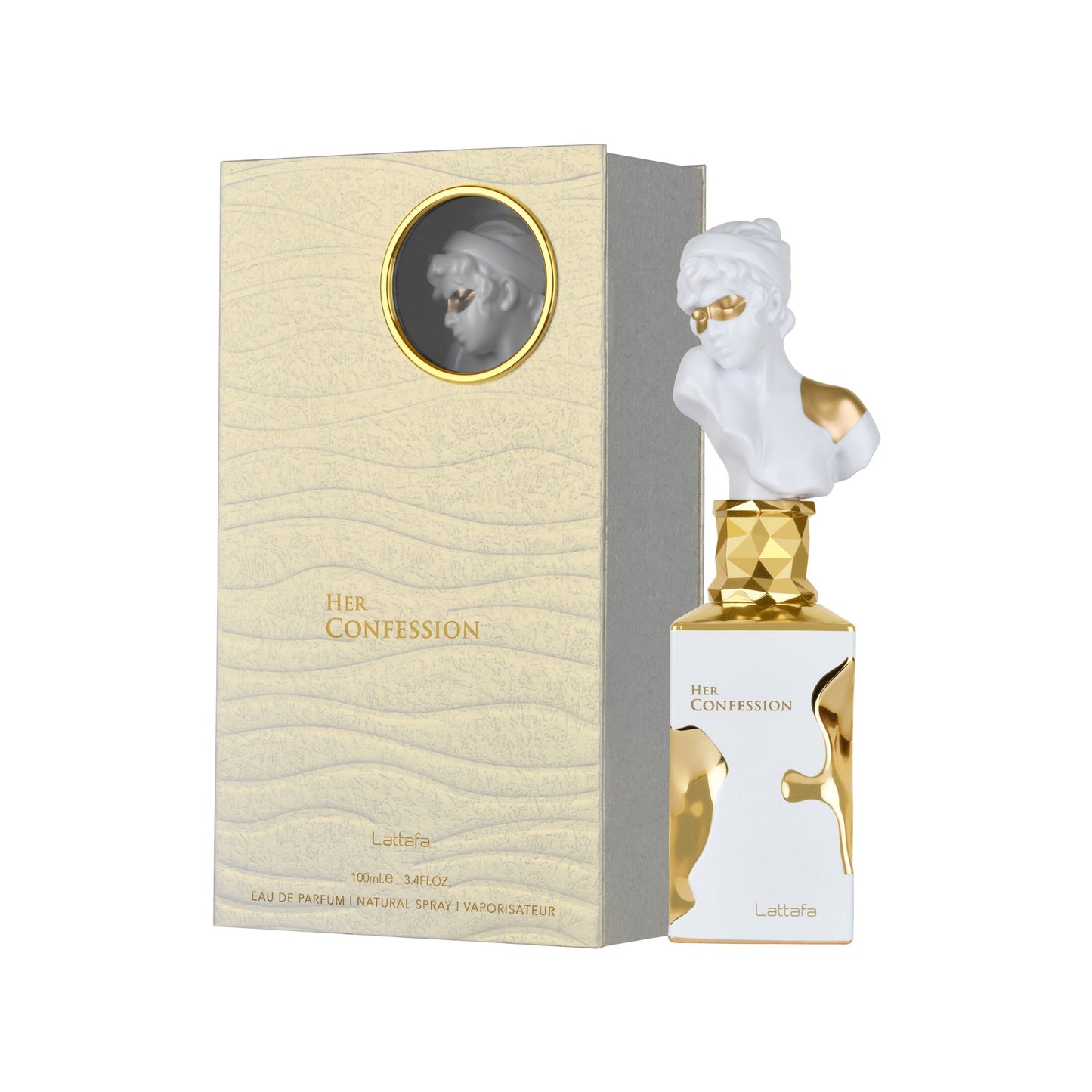 Perfume Árabe 100ML LATTAFA His Confession Blanco 9120