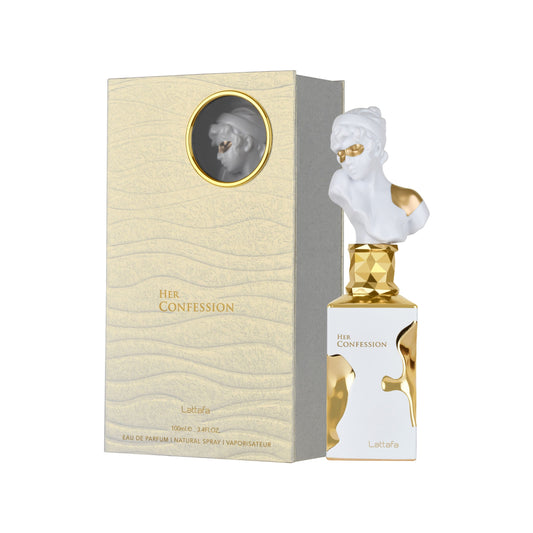 Perfume Árabe 100ML LATTAFA His Confession Blanco 9120