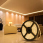 Tira Led 5050 Luces Calidas 5M Con Control Remoto Enchufe 220V