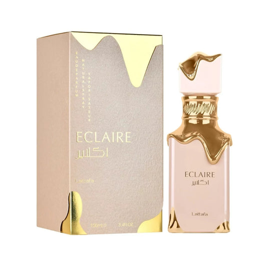 Perfume Premium Árabe 100ML Lattafa ECLAIRE Dorado 0638