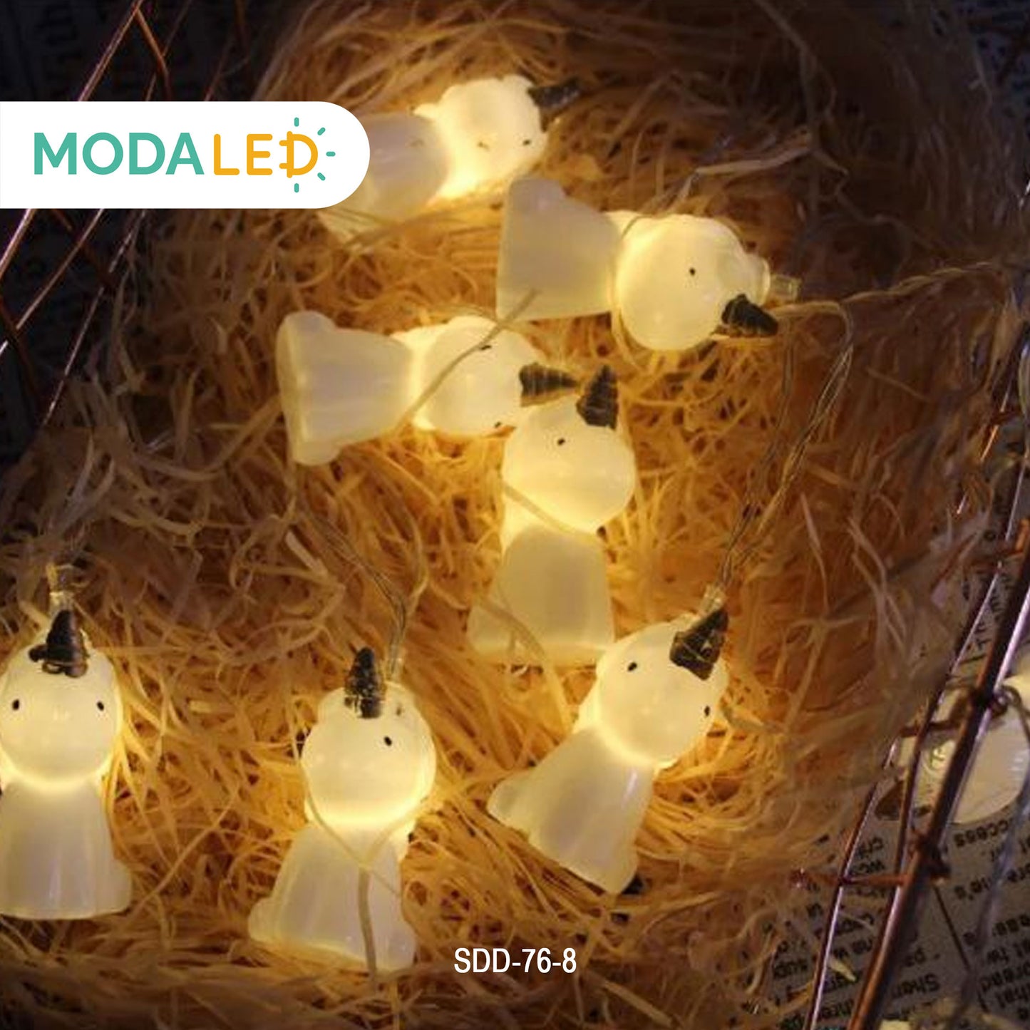 Luz De Navidad 10 Luces Led Unicornio Calida SDD-76-8